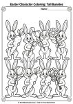 Easter Clipart Free Black And White Printable PDF - Worksheet Image