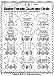 easter math color by category worksheet 1st 2nd grade free printable - number categorization