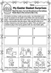 easter reading sequencing worksheet 2nd 3rd grade free printable - story order cut paste