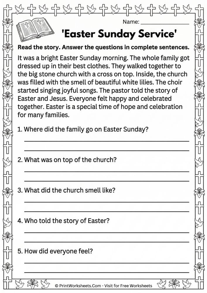 easter reading find circle words worksheet 2nd 3rd grade free printable - vocabulary word search