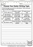 easter writing prompts circle correct answer worksheet elementary 2nd 3rd 4th grade free printable writing choices