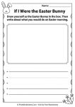 easter writing prompts draw and write worksheet elementary 2nd 3rd 4th grade free printable creative storytelling