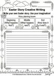 easter writing prompts sequencing worksheet elementary 2nd 3rd 4th grade free printable paragraph building