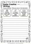 Easter Writing Prompts Worksheets Elementary – 8 Page PDF Bundle - Worksheet Image