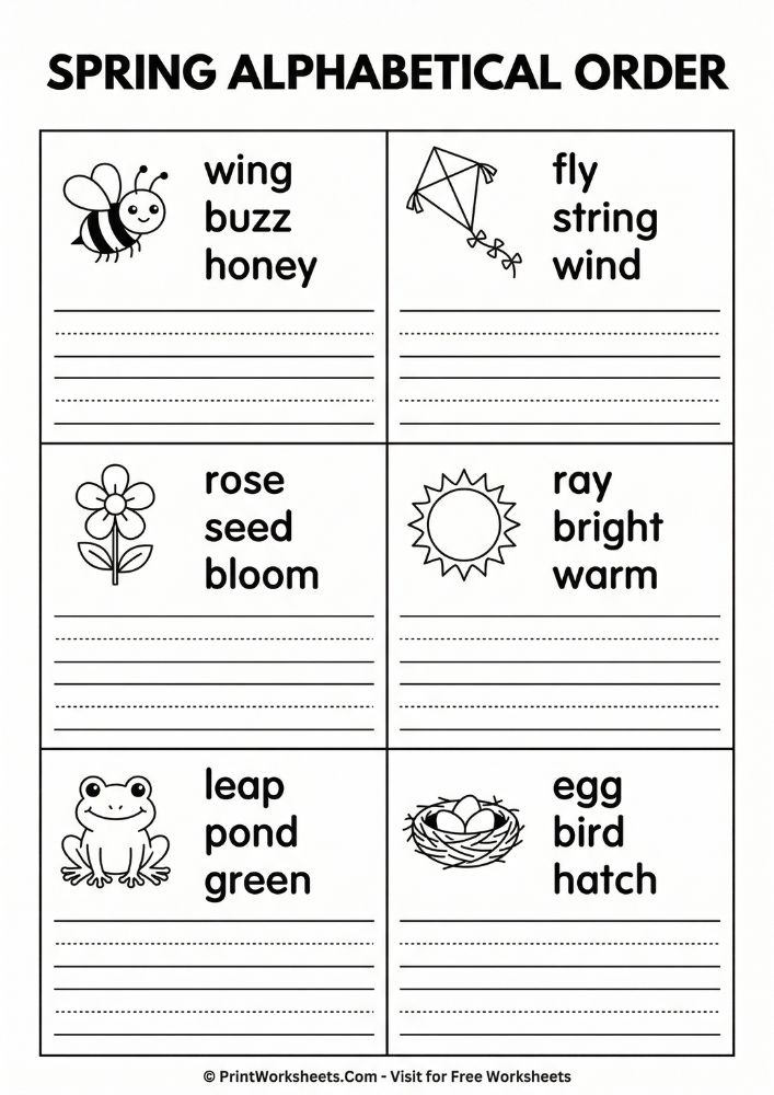 spring-abc-order-compare-letters-worksheet spring abc order compare letters worksheet