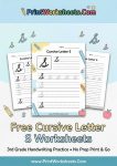 Cursive letter S worksheets bundle - uppercase lowercase and words practice pages
