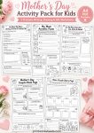 all about my mom worksheet pdf free printable pack for kids with writing, poem, interview and story pages