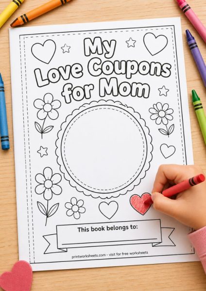 Printable Mother’s Day Coupon Book for Kids | Free DIY Vouchers PDF