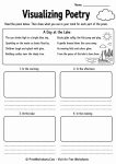 visualizing poetry worksheet grade 3 free printable