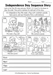 4th of July Independence Day worksheets for 1st grade favorite activity opinion writing sheet