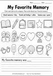 Free End of Year Memory Book Printable (PDF) - Worksheet Image