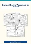 Summer reading worksheets for 1st grade printable pack cover with early literacy previews