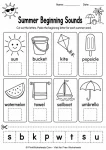 Free Summer Review Packet for Kindergarten (Printable PDF) - Worksheet Image