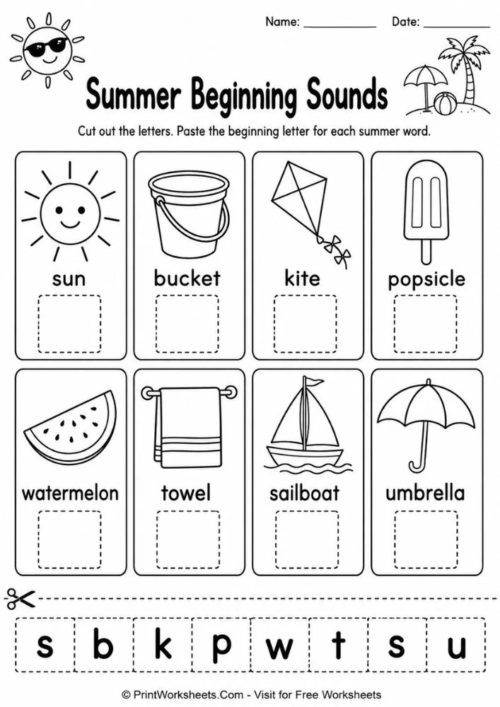 summer-review-packet-for-kindergarten-page-5 Free Summer Review Packet for Kindergarten (Printable PDF) - Worksheet Image