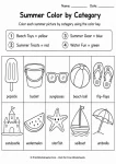 Summer slide review worksheets beginning sounds cut and paste phonics match page