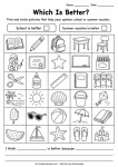 Summer writing prompts for kids school vs summer opinion sorting grid