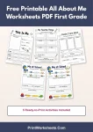 Free all about me worksheets pdf bundle