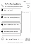Classroom welcome card intro activity