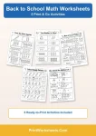 Back to school math