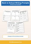 Back to school writing prompts