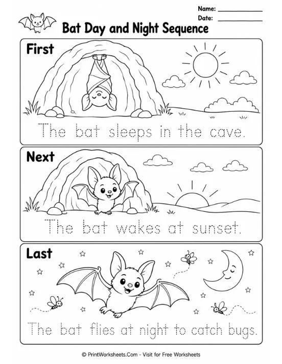 bat-worksheets-page-5 5 Free Printable Bat Worksheets (PDF for Kids) - Worksheet Image