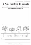 Canadian Thanksgiving gratitude writing prompt