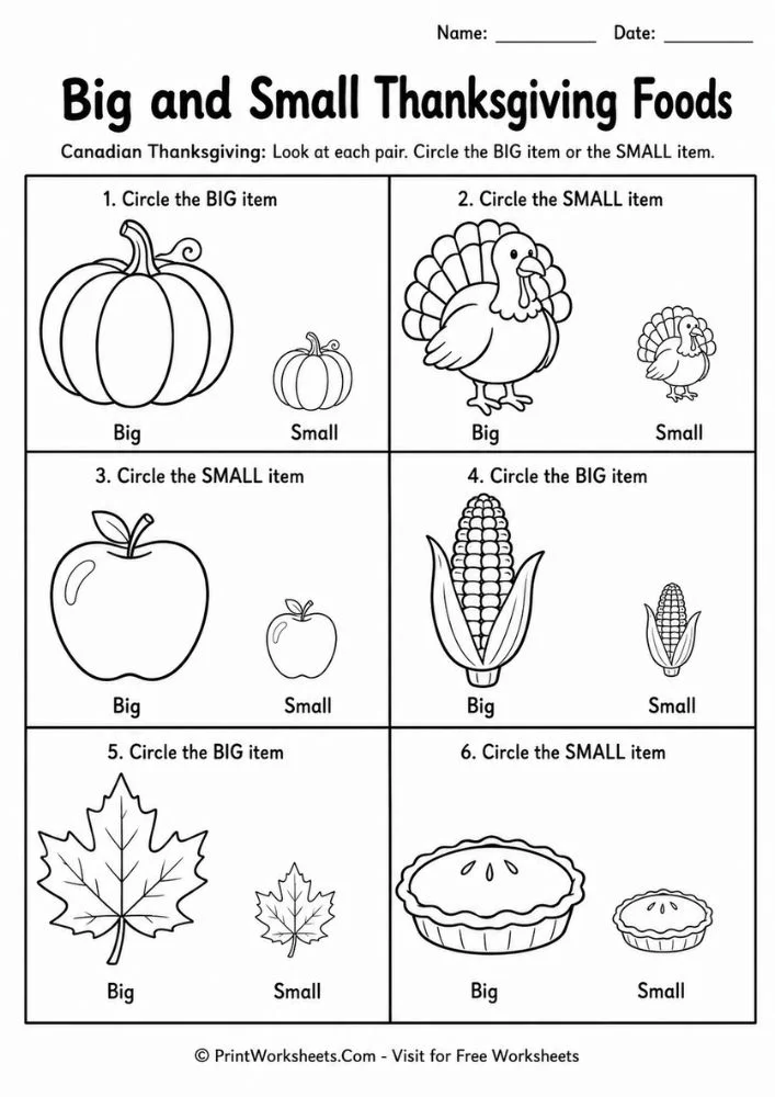 canadian-thanksgiving-worksheets-for-kindergarten-page-5 Free Canadian Thanksgiving Worksheets for Kindergarten - Worksheet Image