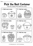 Which holds more capacity evaluation math worksheet