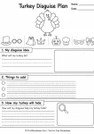Turkey disguise project planning sheet