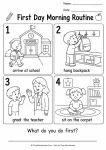 First day school tour worksheet