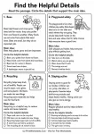 Find the helpful details reading comprehension passages