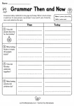 Compare holiday celebrations identifying nouns and verbs