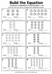 Build the multiplication equation from arrays worksheet