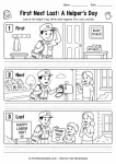 Mail carrier day sequencing worksheet