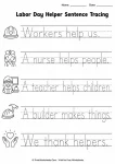 5 Free Printable Labor Day Worksheets for Kindergarten - Worksheet Image