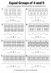Equal groups multiplication worksheets for 3rd grade
