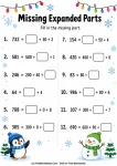 Missing expanded form parts worksheet 3rd grade