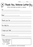 Thank you veteran letter template
