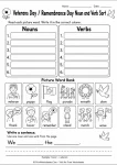 Veterans Day noun verb sort