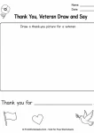 Thank you veteran draw blank