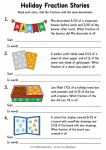 Like denominator fraction word problems for Grade 4