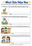 Back to School Classroom Rules Worksheets - Worksheet Image