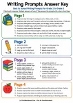 Writing prompts answer key and teacher grading rubric