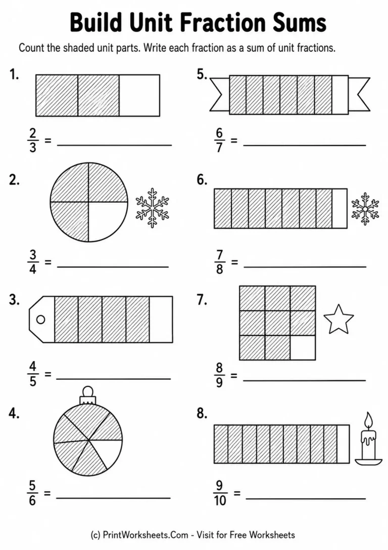 decompose-fractions-into-unit-fractions-worksheets-for-grade-4-page-1 decompose fractions visual models