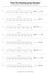 Division on Number Lines Worksheets for Grade 3 - Worksheet Image