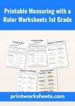 Free measuring with a ruler worksheets pdf pack