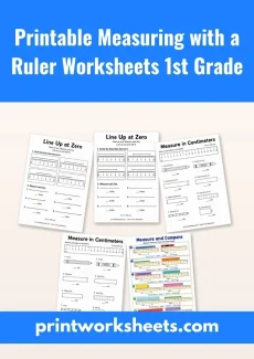 Measurement Worksheets Worksheet - Printable Measuring with a Ruler Worksheets 1st Grade PDF | Free Printable