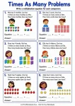 Multiplication Word Problems Worksheets Grade 3 PDF - Worksheet Image