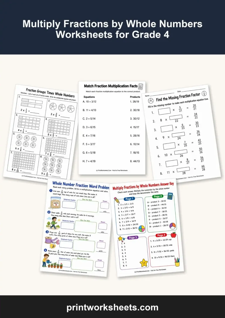 multiply-fractions-by-whole-numbers-worksheets-for-grade-4-featured Multiply fractions by whole numbers worksheets for grade 4 bundle
