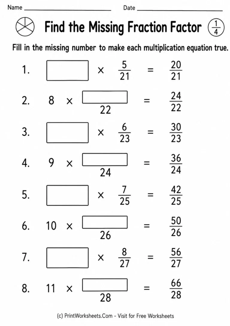 multiply-fractions-by-whole-numbers-worksheets-for-grade-4-page-3 Missing fraction factor worksheet for 4th-grade math practice